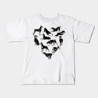 Doberman's Heart Kids T-Shirt